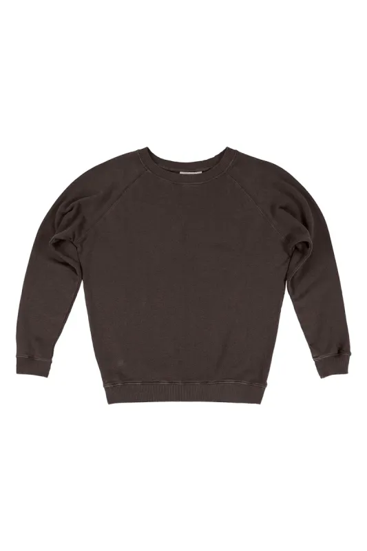 Jungmaven | Bonfire Raglan Sweatshirt - Coffee Bean sold by Fort