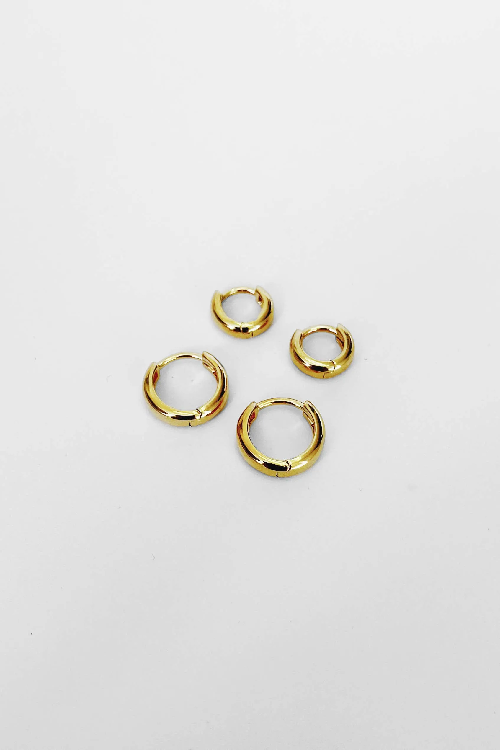 Kara Yoo | Norma Huggie Hoops - Gold Vermeil sold by Fort product image thumbnail 4