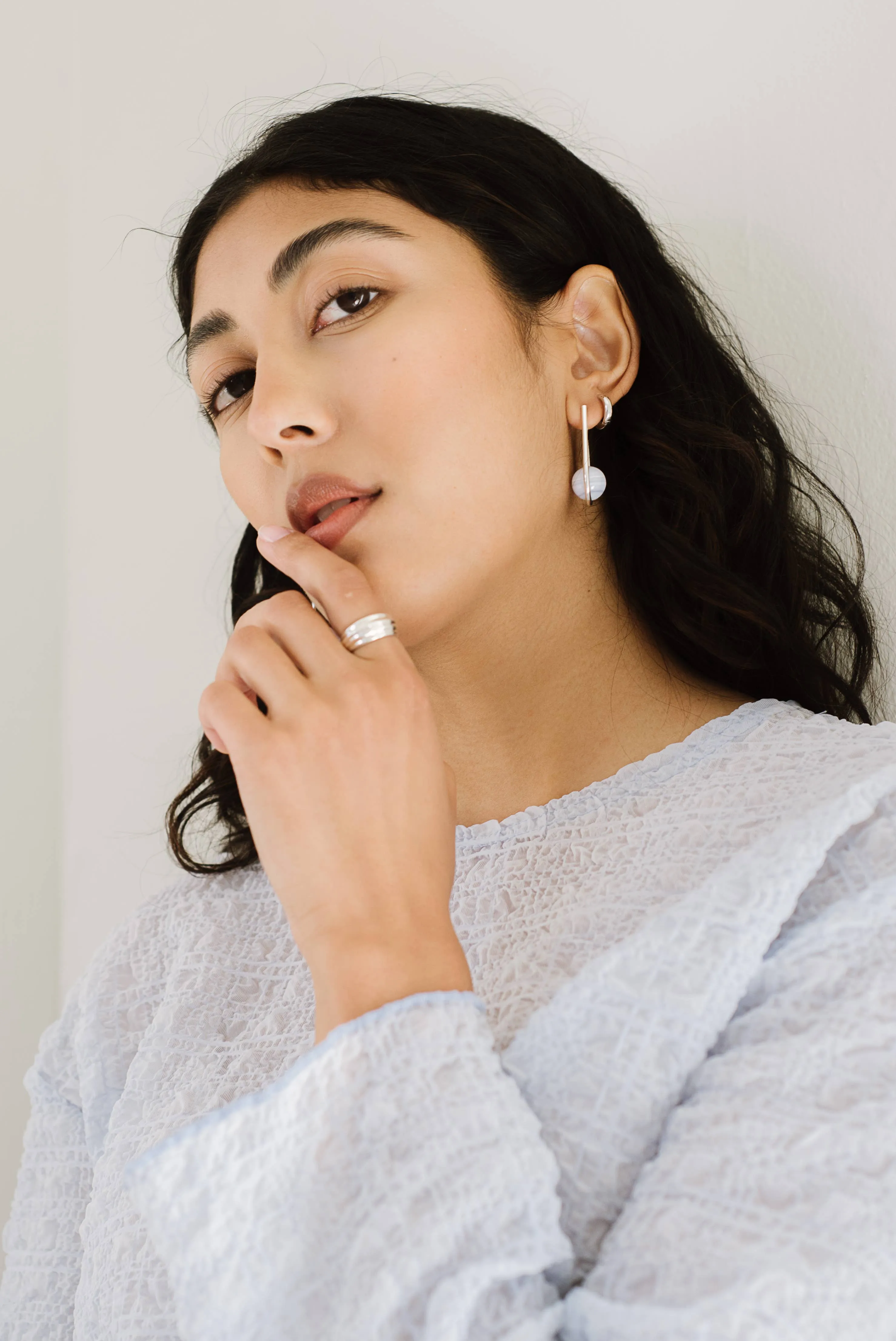 Kara Yoo | Norma Huggie Hoops - Gold Vermeil sold by Fort product image thumbnail 2