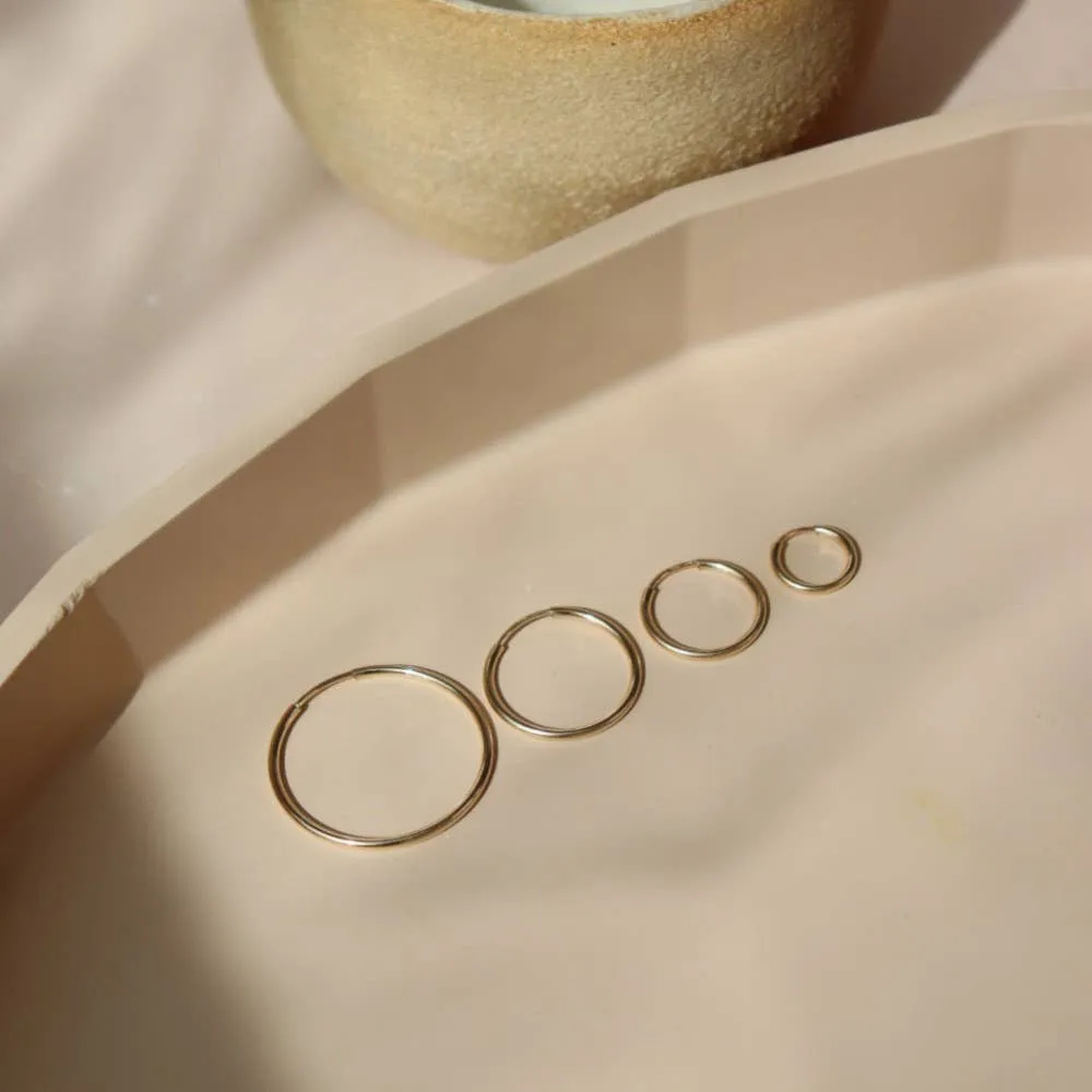 Token Jewelry | Goldie Hoops - 14k Gold Fill / 10mm sold by Fort product image thumbnail 2