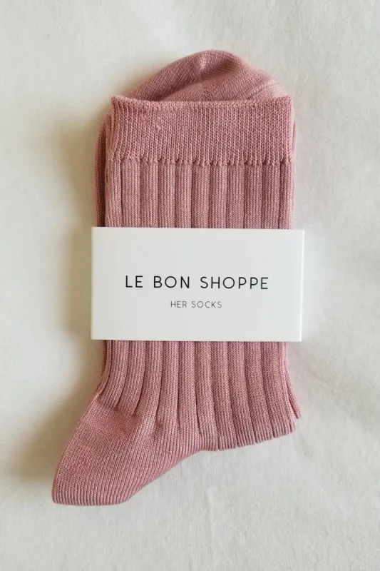 Le Bon Shoppe | Her Socks - Desert Rose sold by Fort