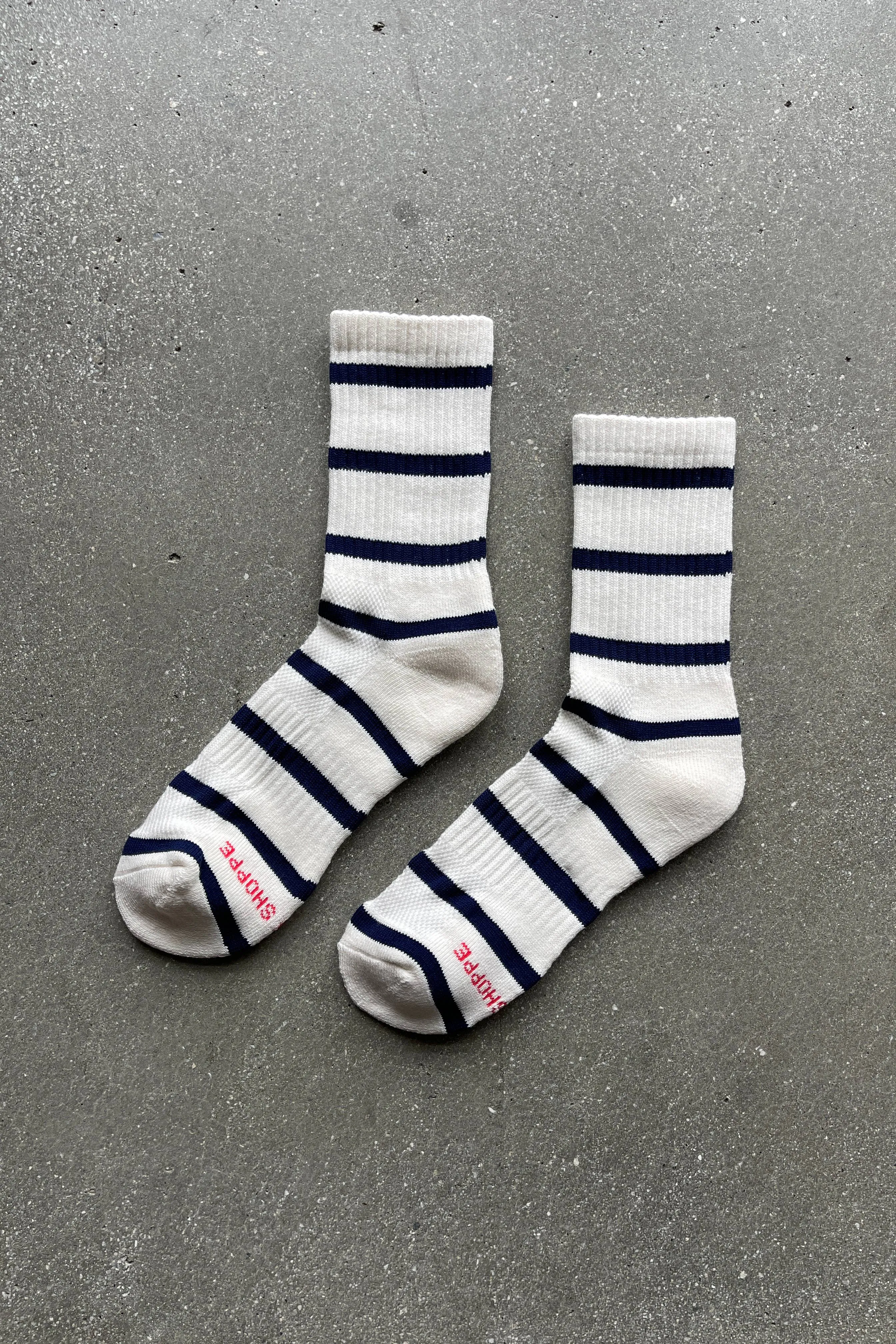 Le Bon Shoppe | Striped Boyfriend Socks - Sailor Stripe sold by Fort