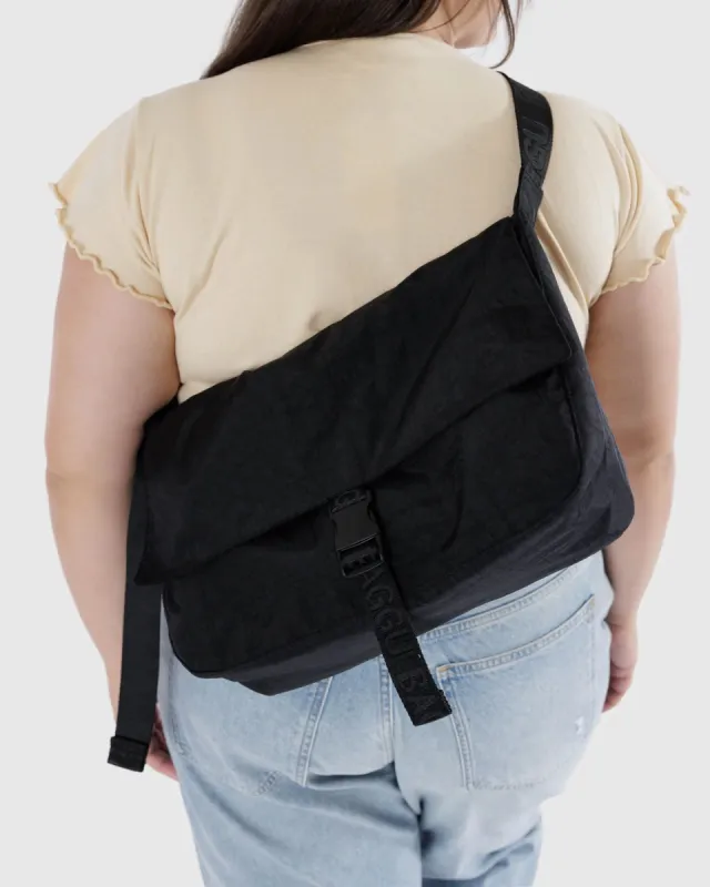 Baggu | Nylon Messenger Bag - Black sold by Fort