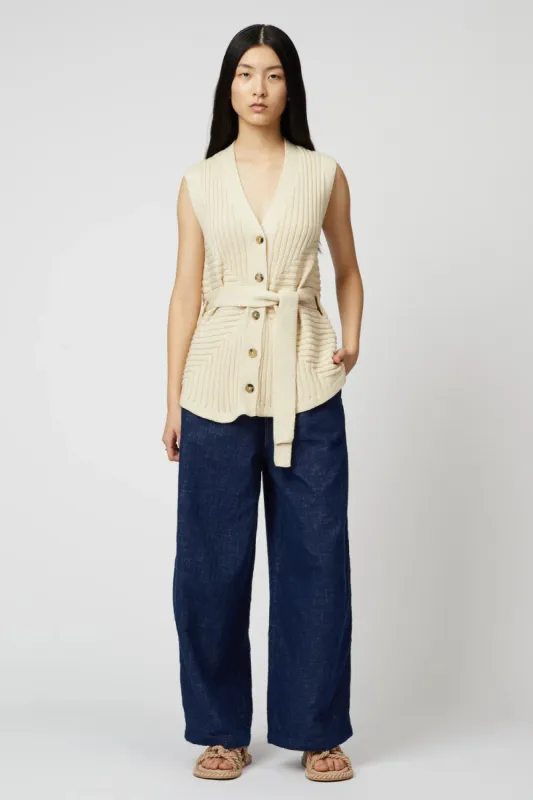 Atelier Delphine | Sleevless Cardigan sold by Fort