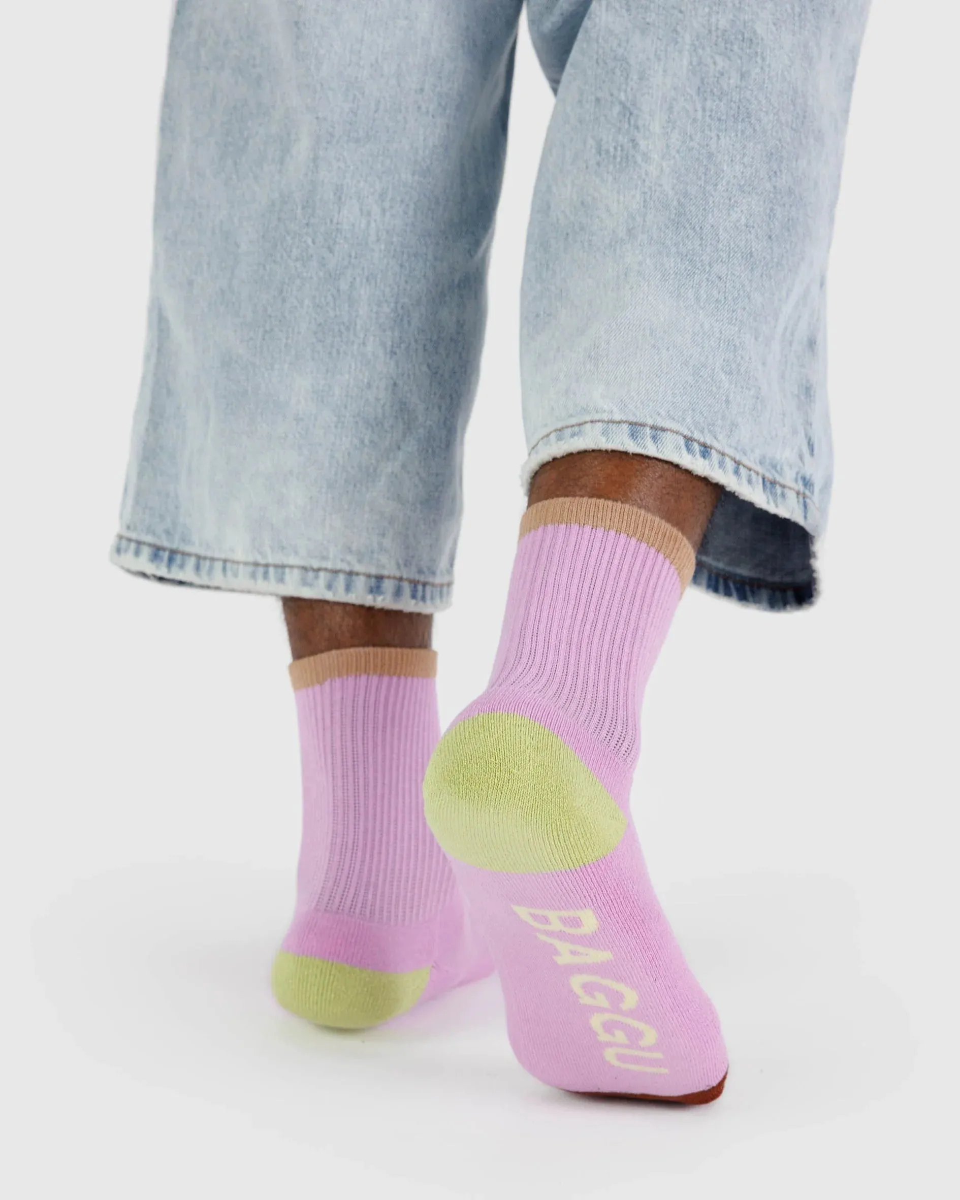 Baggu | Ribbed Sock - Peony Mix sold by Fort product image thumbnail 2