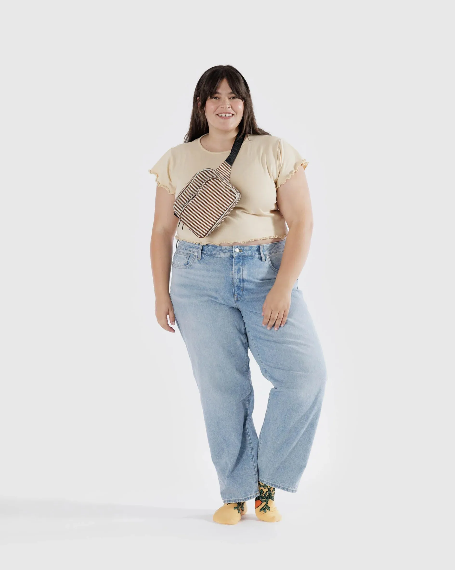 Baggu | Fanny Pack - Brown Stripe sold by Fort product image thumbnail 3