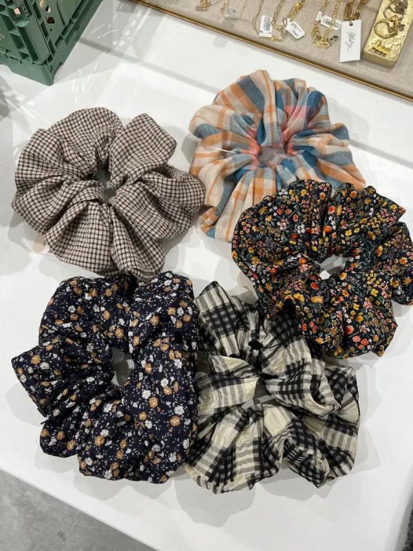 A Bronze Age | Oversized Printed Scrunchies sold by Fort