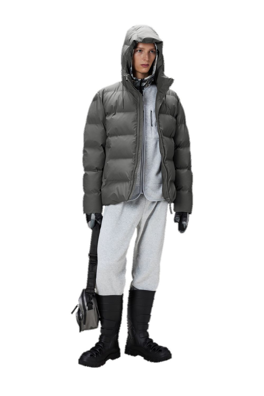 Rains | Alta Puffer Jacket - Grey hi sold by Fort product image thumbnail 2