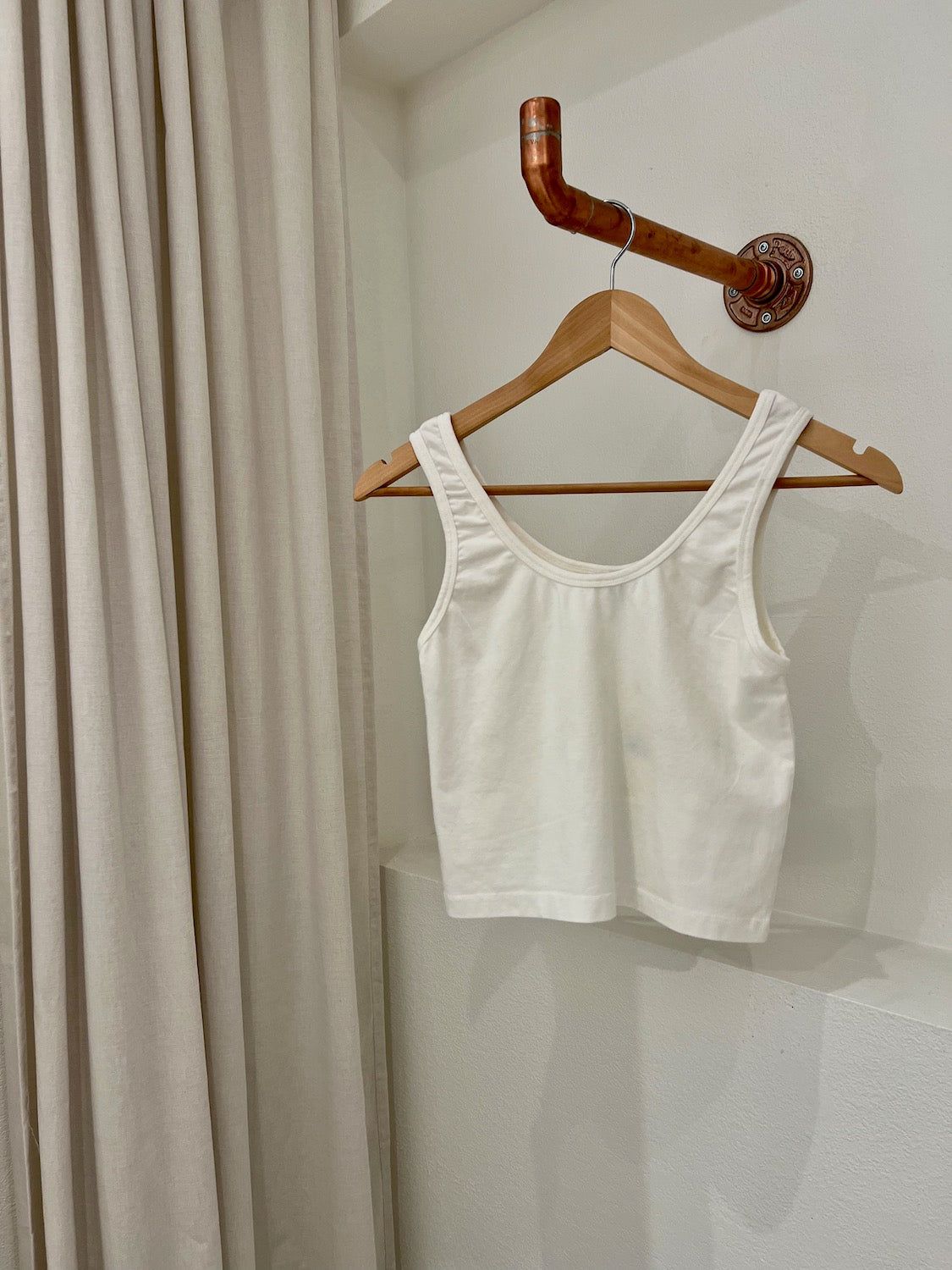 Jungmaven | Sporty Tank - Washed White sold by Fort