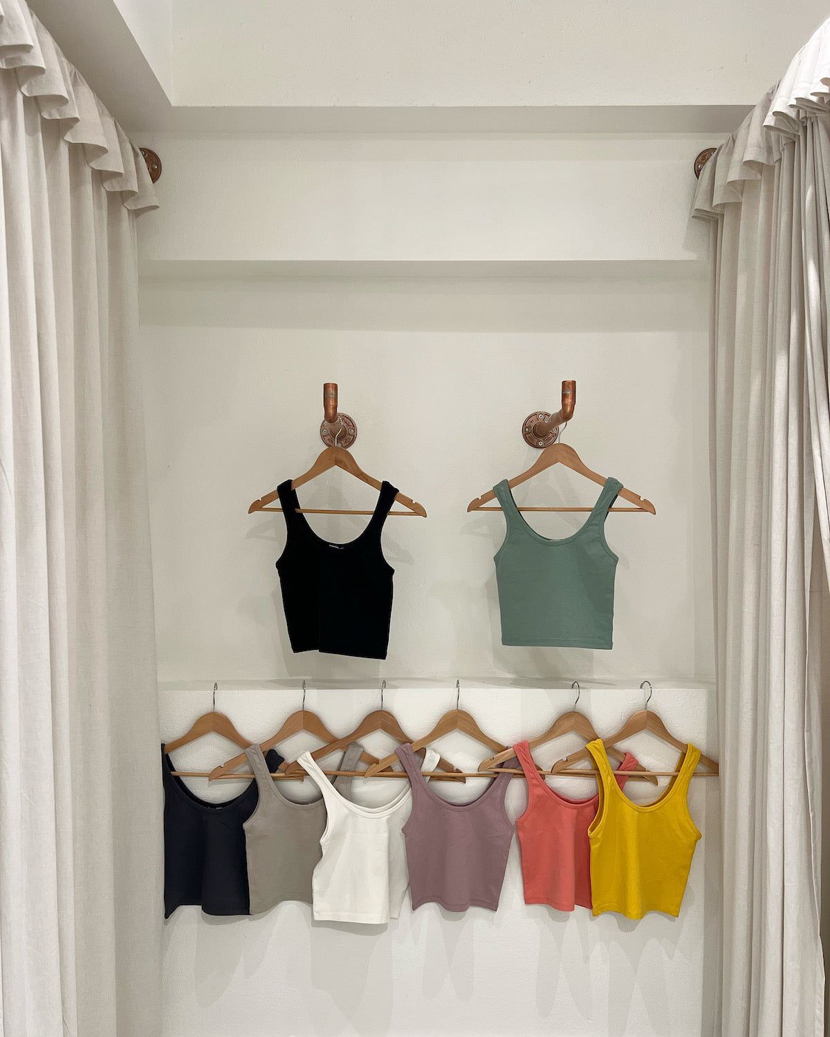 Jungmaven | Sporty Tank - Washed White sold by Fort product image thumbnail 2