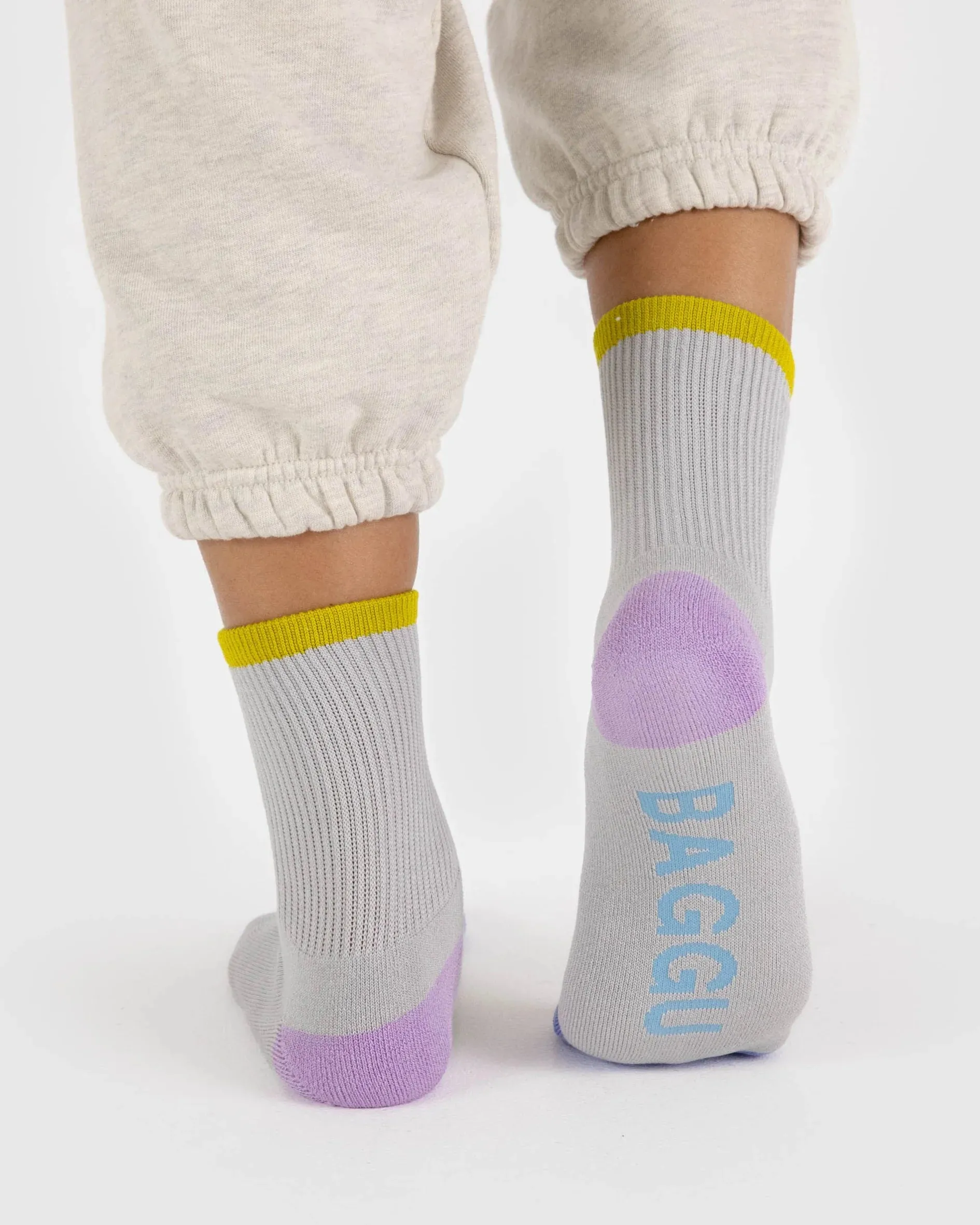 Baggu | Ribbed Sock - Fog Mix sold by Fort product image thumbnail 2