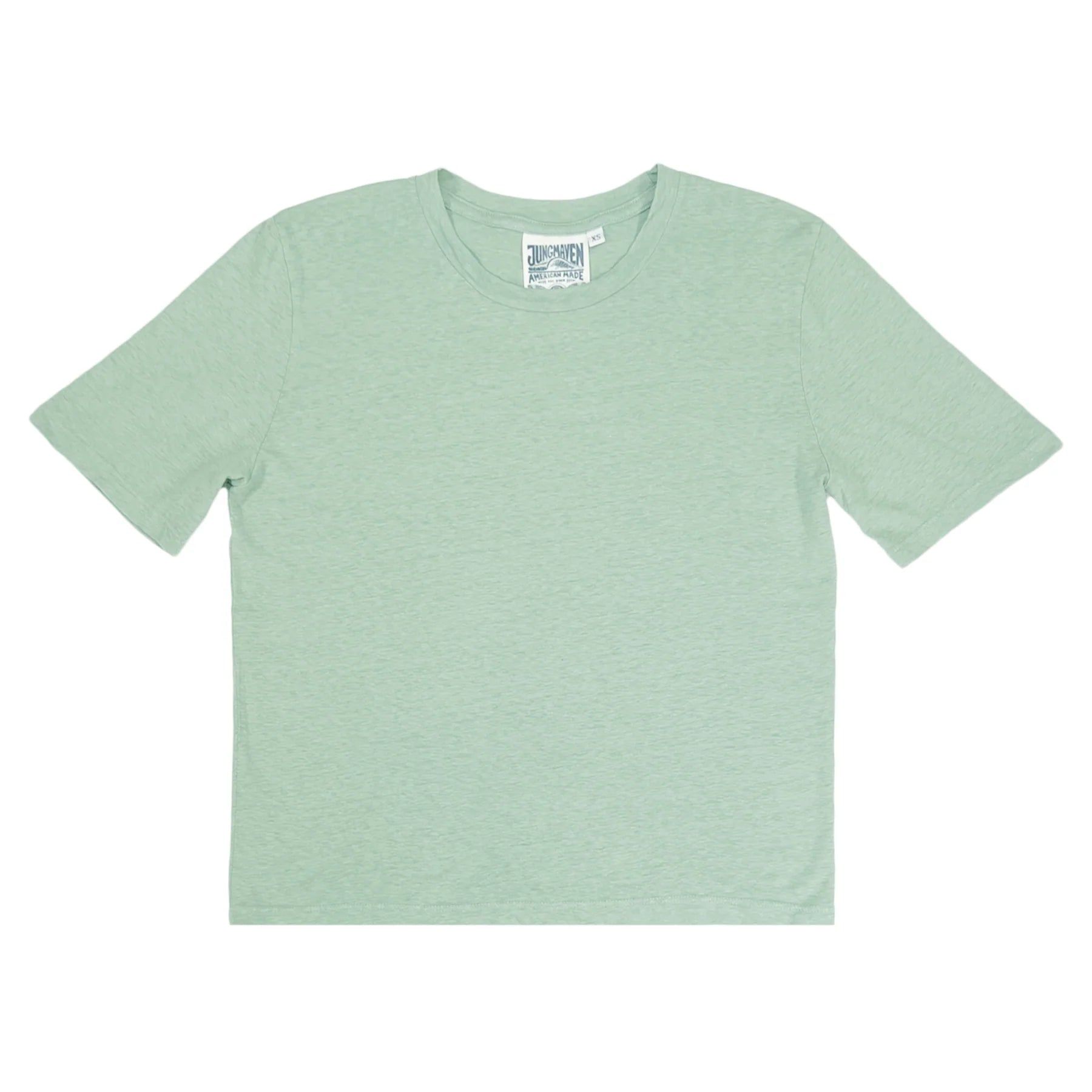 Jungmaven | Silverlake Cropped Tee - Sage sold by Fort product image thumbnail 3
