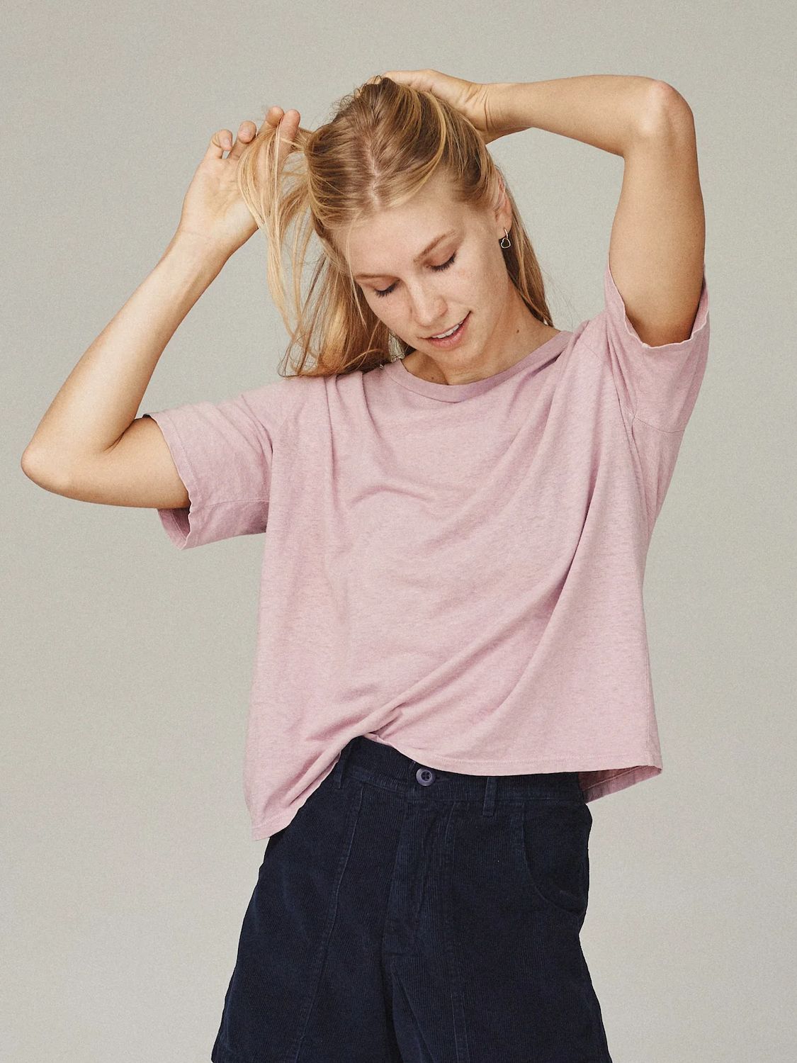 Jungmaven | Silverlake Cropped Tee - Sage sold by Fort product image thumbnail 2