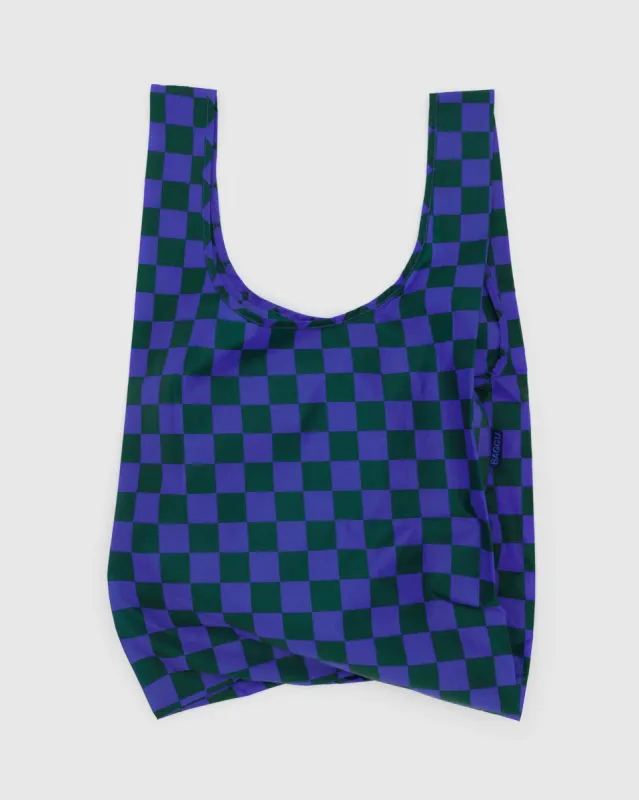 Baggu | Standard Baggu - Iris Green Check sold by Fort