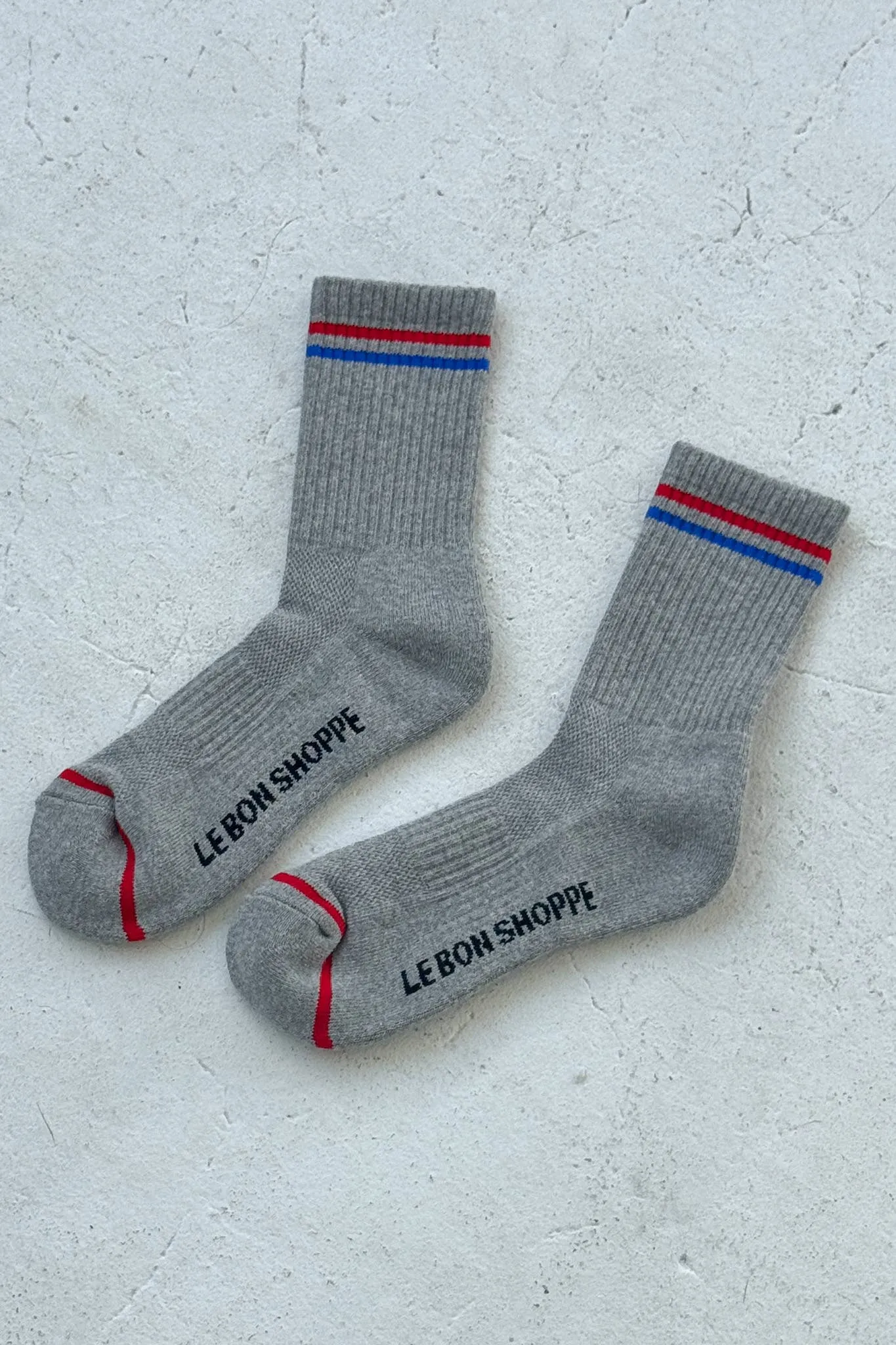 Le Bon Shoppe | Boyfriend Socks - True Grey sold by Fort