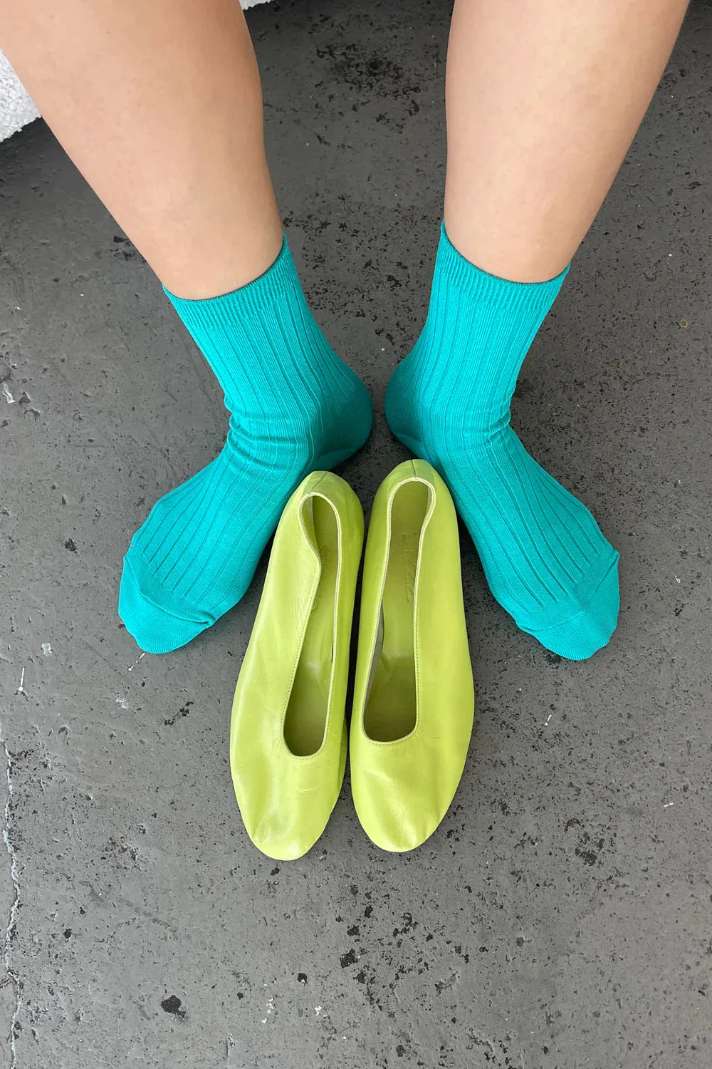 Le Bon Shoppe | Her Socks - Turquoise sold by Fort product image thumbnail 2