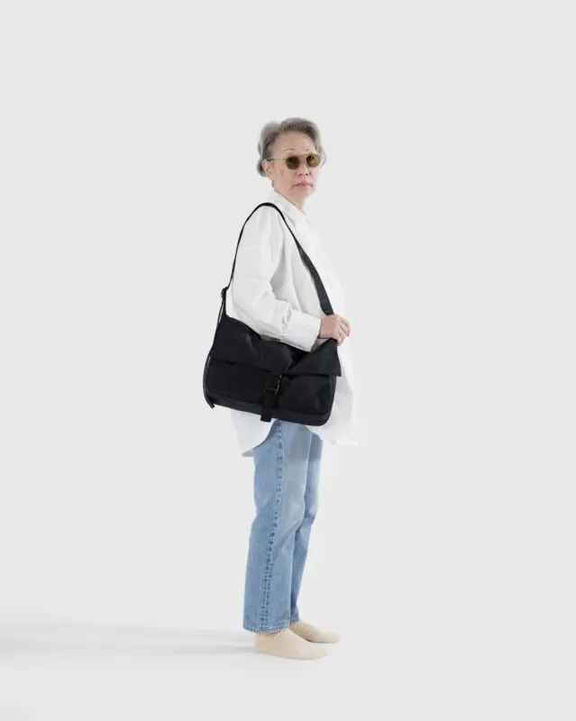 Baggu | Nylon Messenger Bag - Black sold by Fort