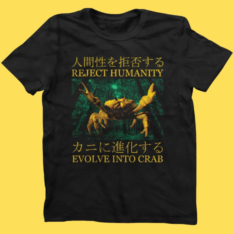 'Reject Humanity' Shirt sold by Wicked Clothes