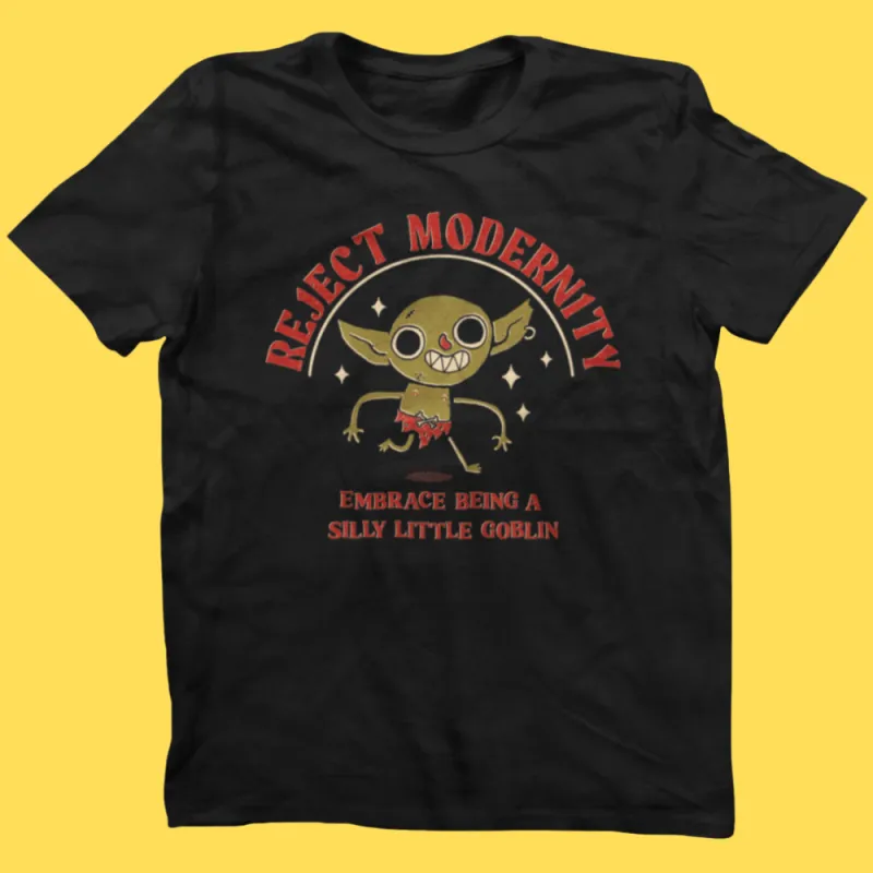 'Reject Modernity' Shirt sold by Wicked Clothes