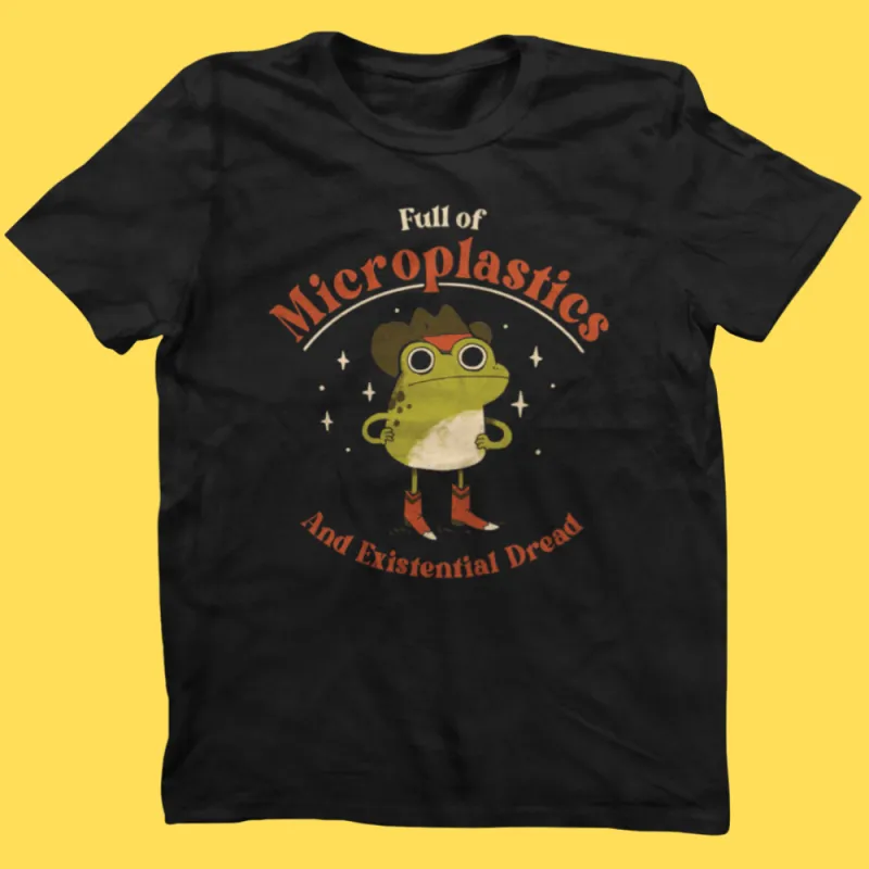 'Full of Microplastics' Shirt sold by Wicked Clothes