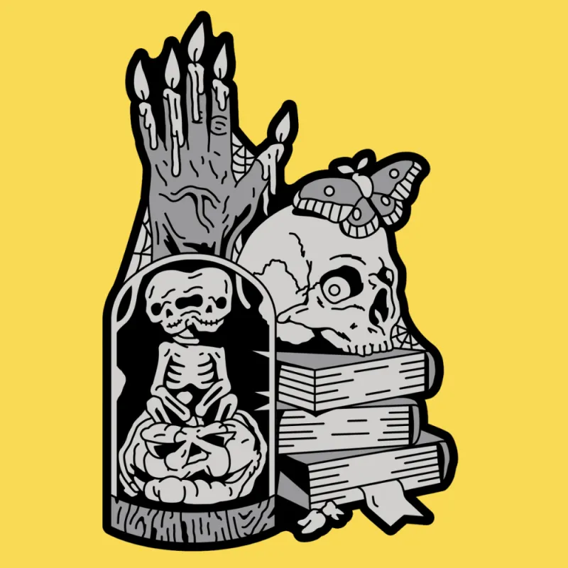 'Oddities' Enamel Pin sold by Wicked Clothes
