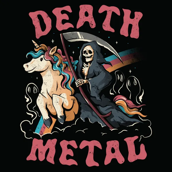'Death Metal' Shirt sold by Wicked Clothes product image thumbnail 2
