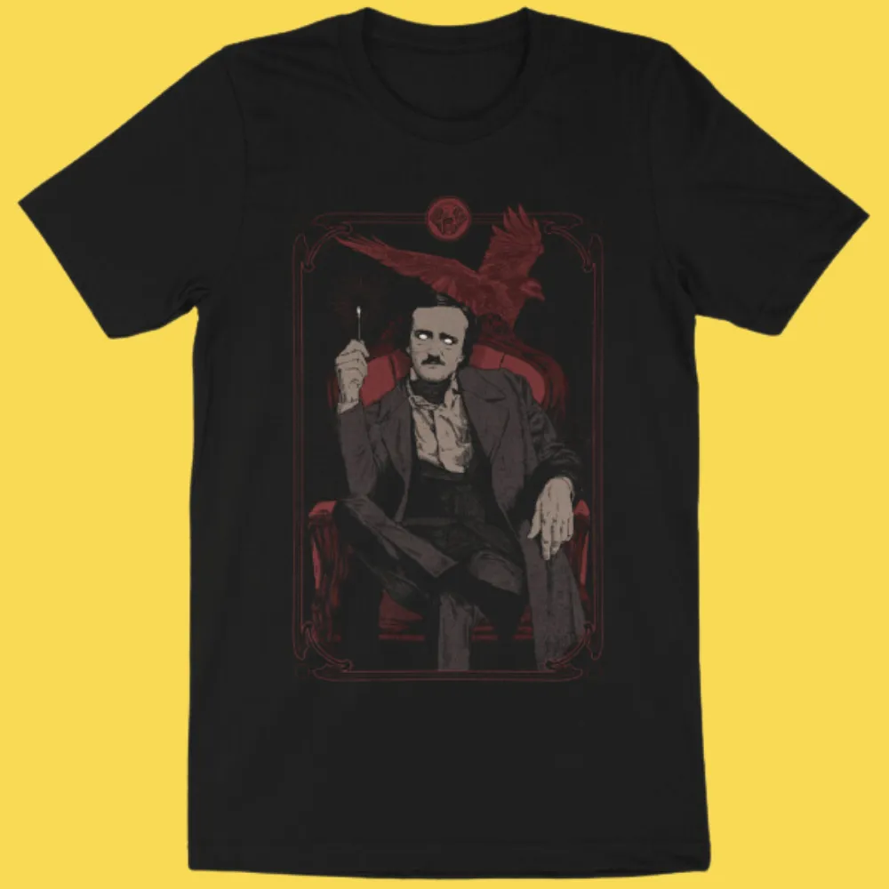 'Poe and the Raven' Shirt sold by Wicked Clothes