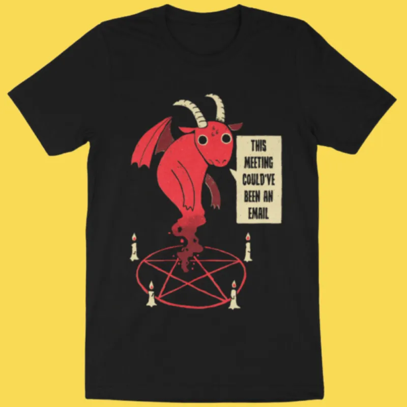 'This Meeting' Shirt sold by Wicked Clothes