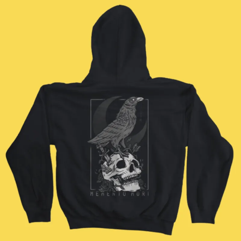 'Memento Mori' Hoodie made by Wicked Clothes
