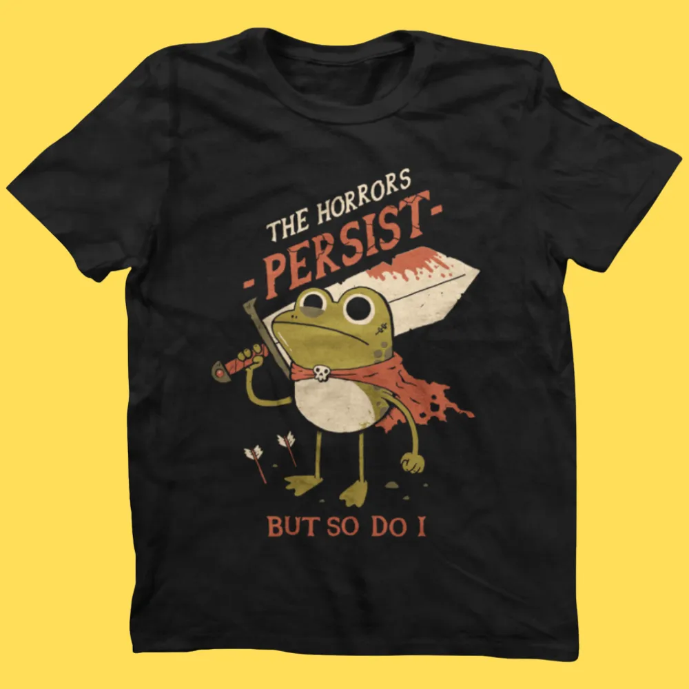 'The Horrors Persist' Shirt sold by Wicked Clothes