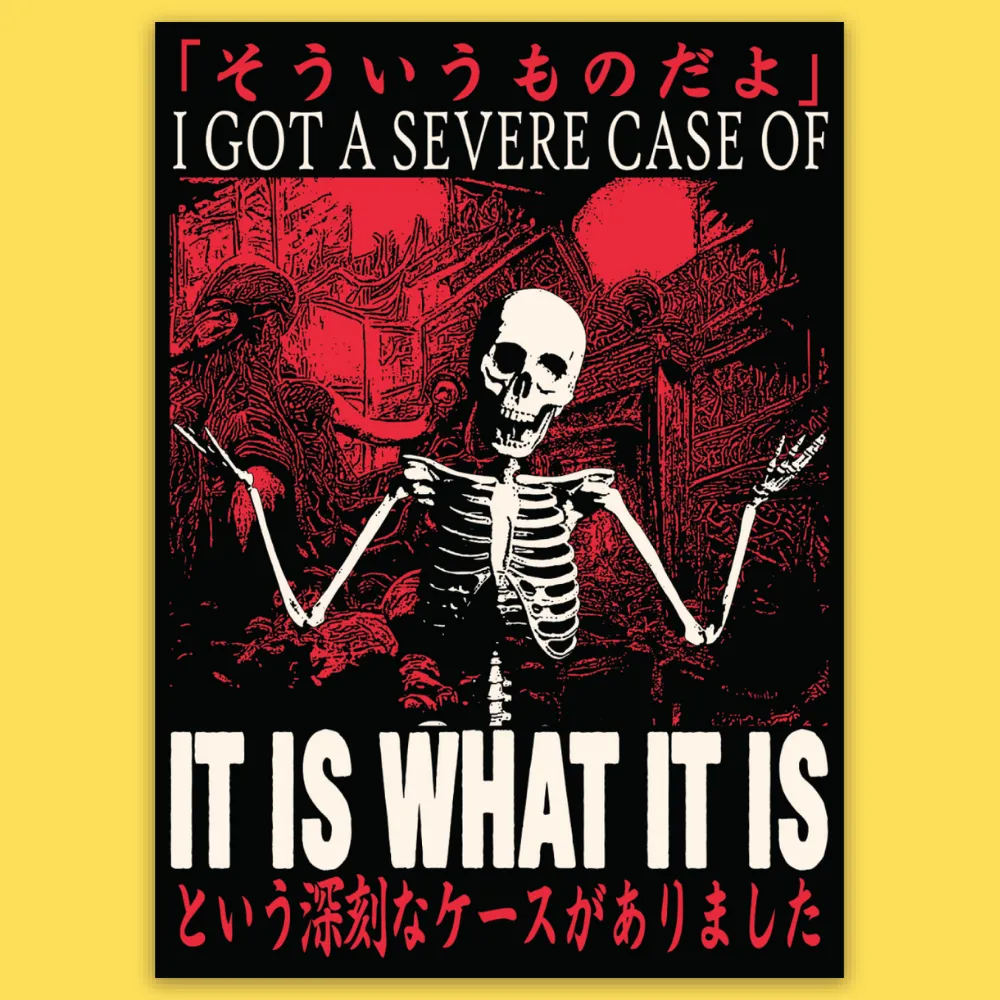 'Severe Case' Sticker sold by Wicked Clothes