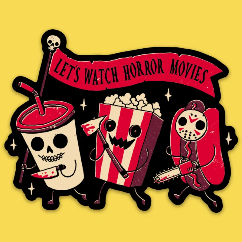 'Midnight Movie' Sticker made by Wicked Clothes