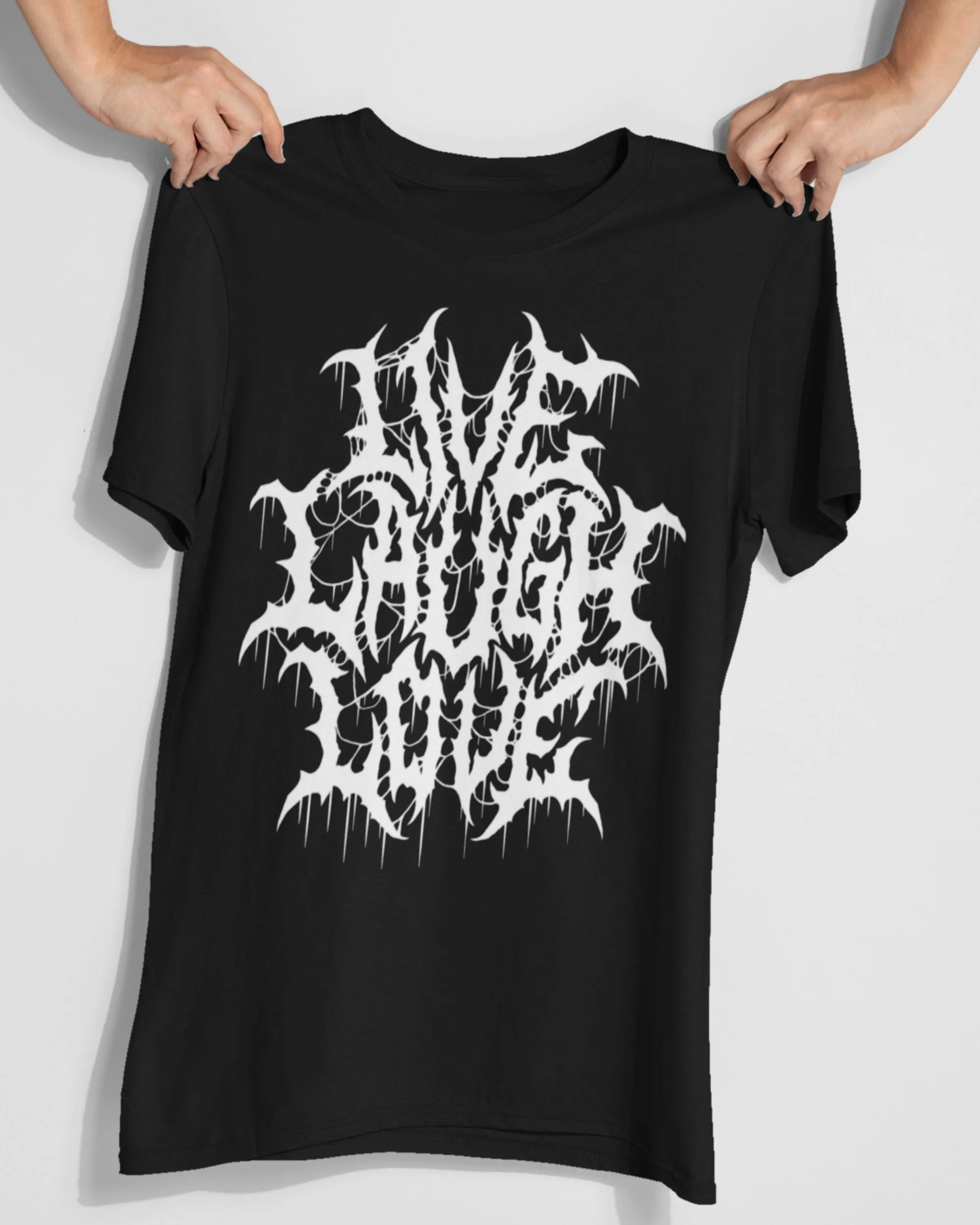 'Live Laugh Love' Shirt sold by Wicked Clothes product image thumbnail 2