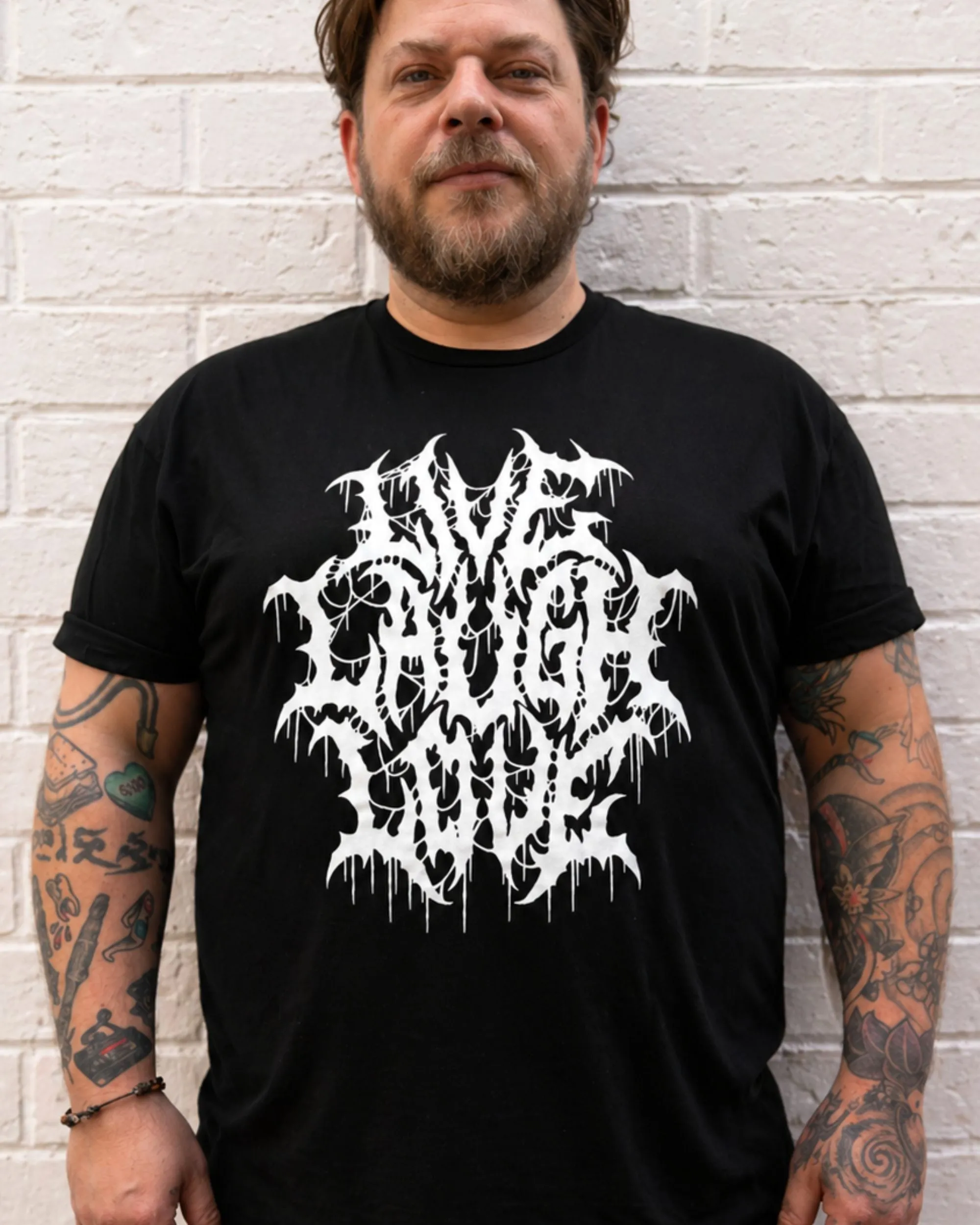 'Live Laugh Love' Shirt sold by Wicked Clothes