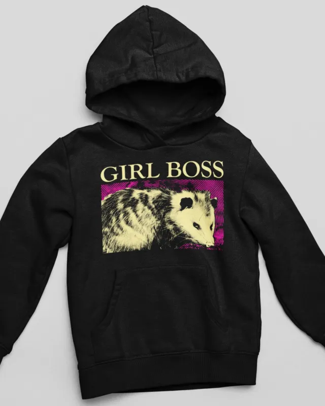 'Girl Boss' Hoodie made by Wicked Clothes