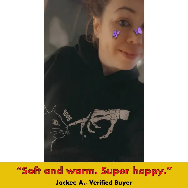 'Spooky Boop' Hoodie sold by Wicked Clothes product image thumbnail 3