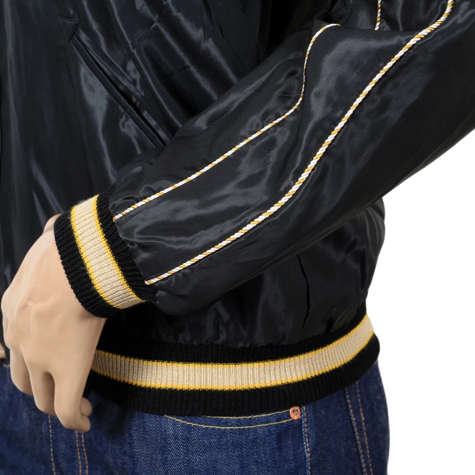 American Eagle Embroidered TT13756 Black Souvenir Jacket TOYO7526 sold by SugarCane Jeans product image thumbnail 3