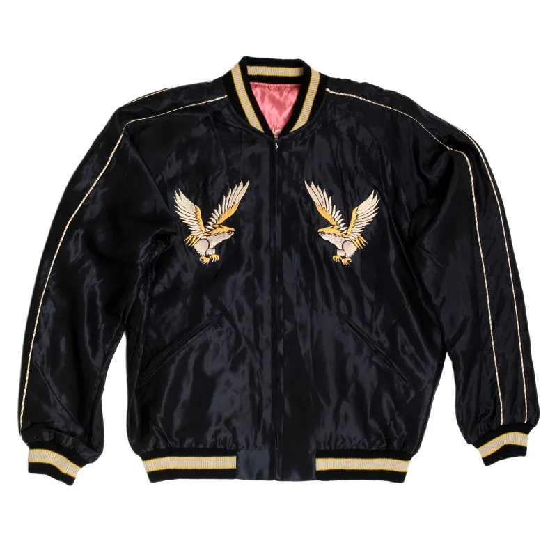 American Eagle Embroidered TT13756 Black Souvenir Jacket TOYO7526 sold by SugarCane Jeans