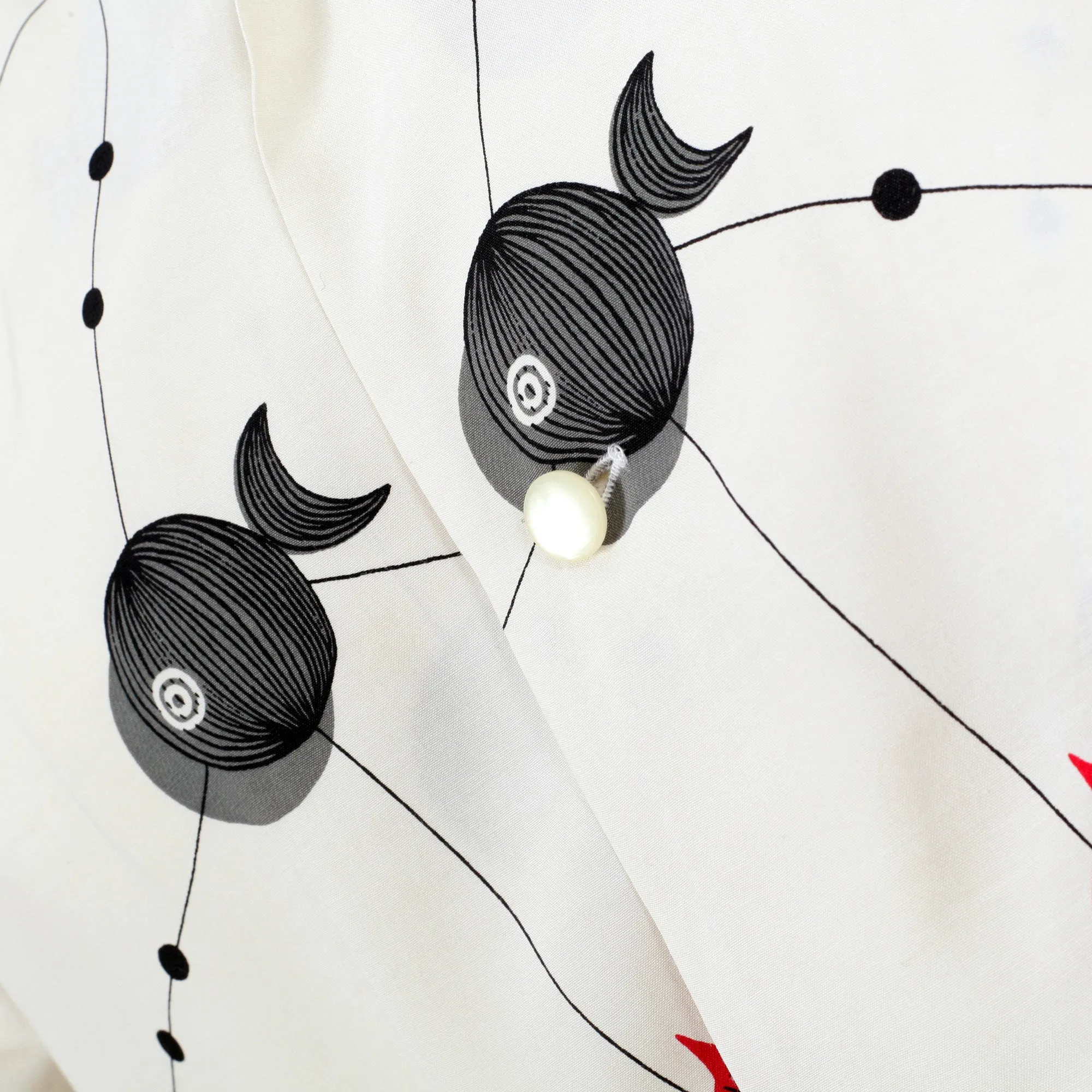 Atomic Fish Print SH38128 Off White Star of Hollywood Shirt SoH10099 sold by SugarCane Jeans product image thumbnail 4