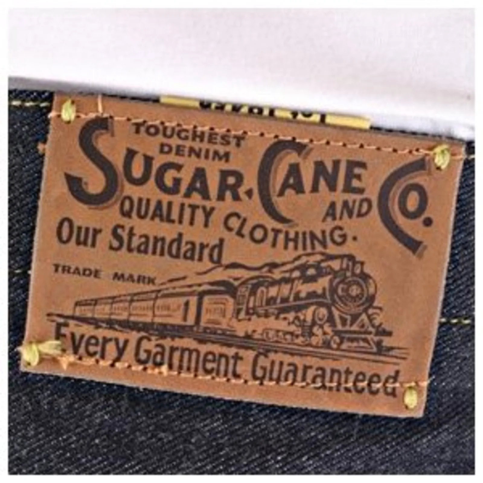 Blue Vintage Cut 1945 SC41945N Non Wash Selvedge Denim Jeans CANE3213 sold by SugarCane Jeans product image thumbnail 5