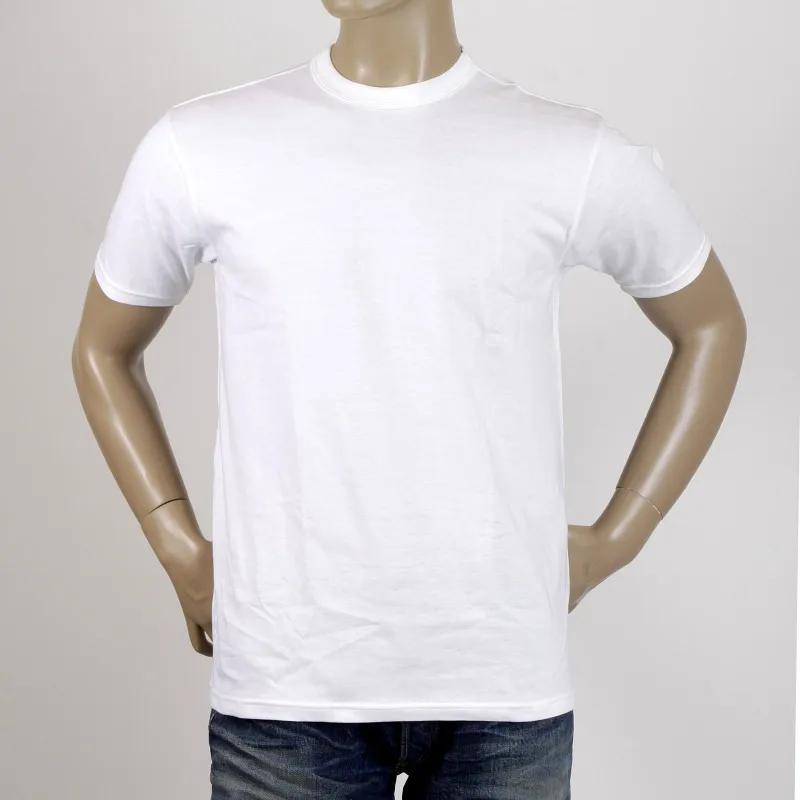 Classic White Regular Fit WV73544 Short Sleeve Cotton T-Shirt WHIT2827 sold by SugarCane Jeans