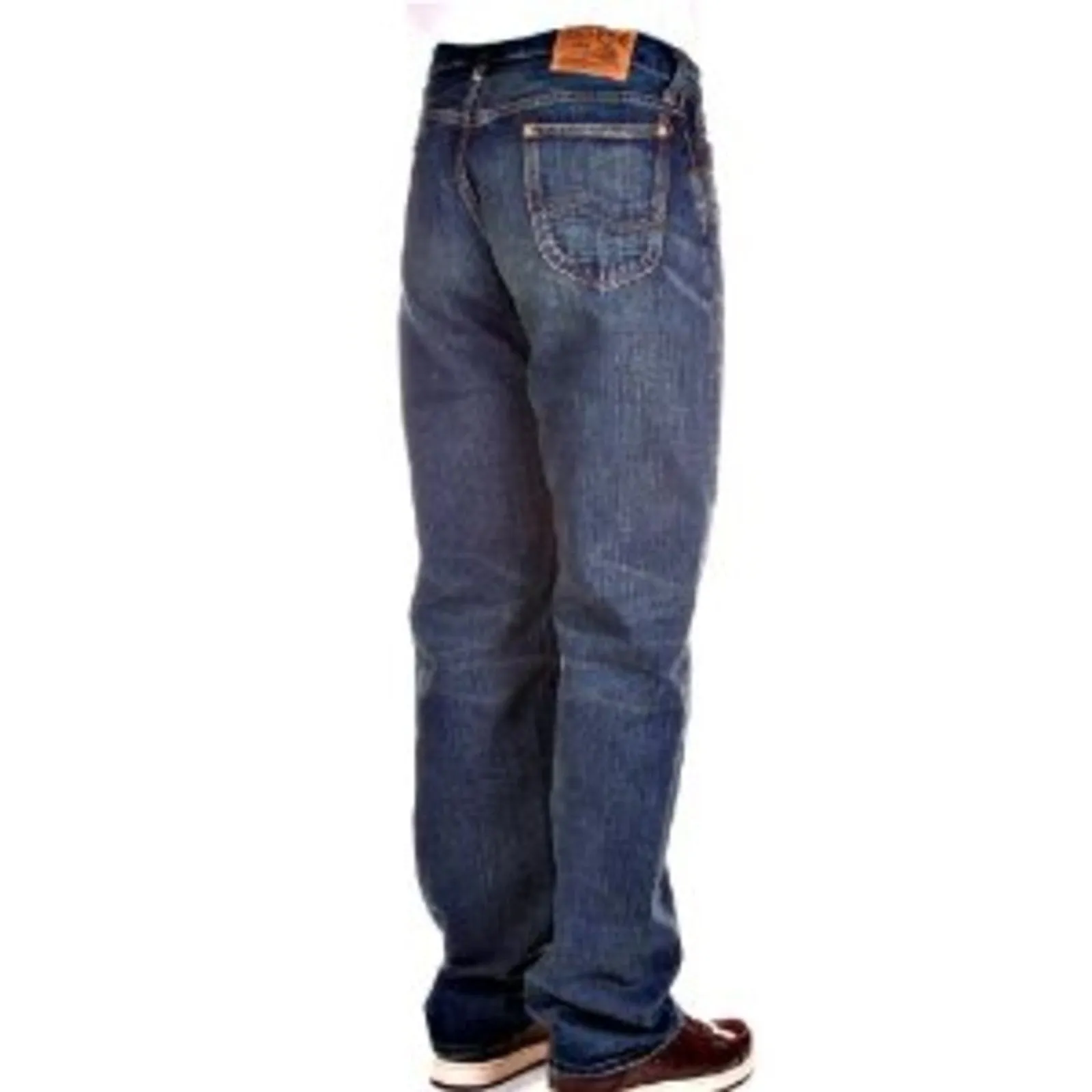 Dark Blue Vintage Cut Hard Wash SC41945H Selvedge Denim Jeans CANE5248 sold by SugarCane Jeans product image thumbnail 2