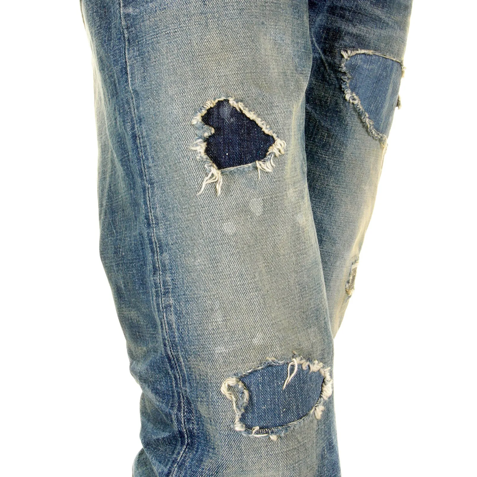 Faded Blue 14oz Lone Star SC40901R Selvedge Denim Jeans CANE2105 sold by SugarCane Jeans product image thumbnail 2