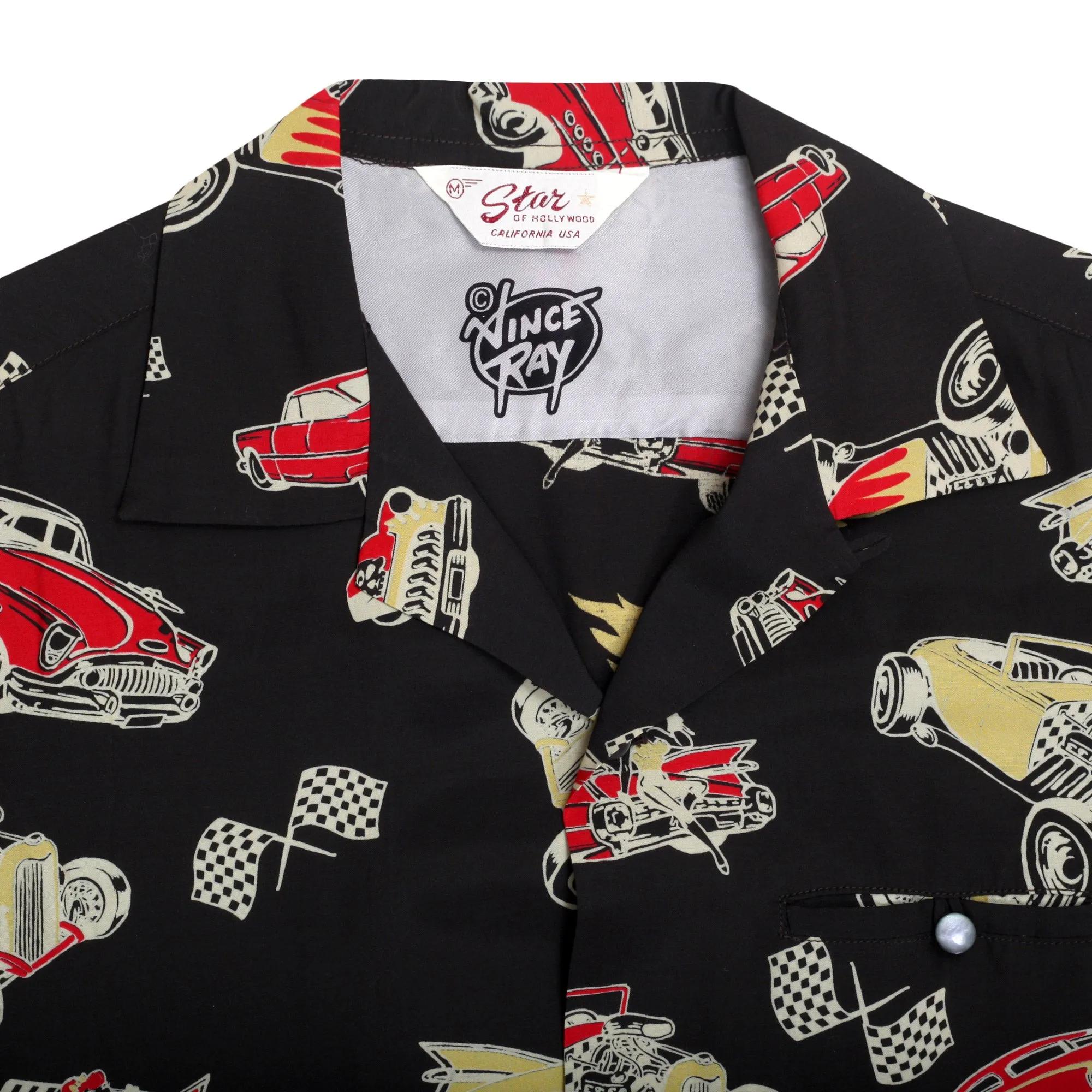 Hot Rod by Vince Ray SH37590 Star of Hollywood Black Shirt SoH9372 sold by SugarCane Jeans product image thumbnail 3