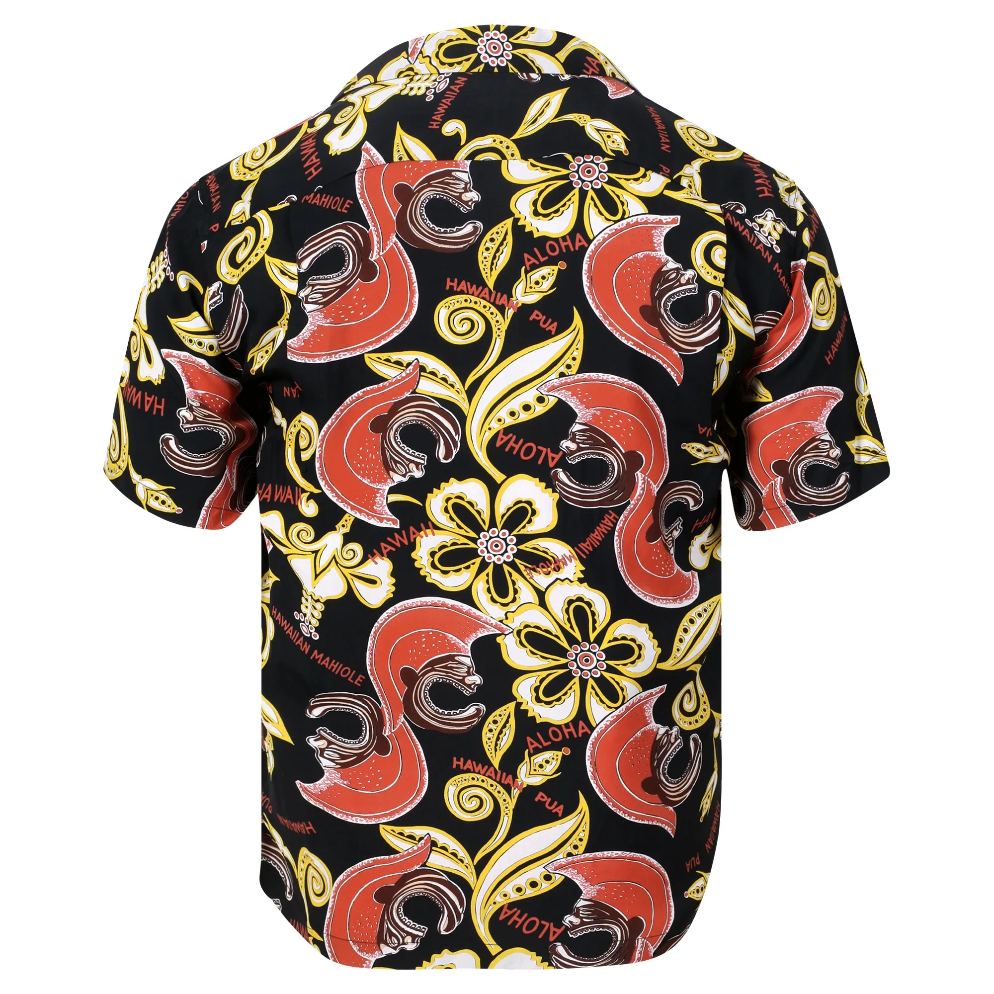 Mahiole Printed SS38333 Rayon Made Black Hawaiian Shirt SURF11097 sold by SugarCane Jeans product image thumbnail 2