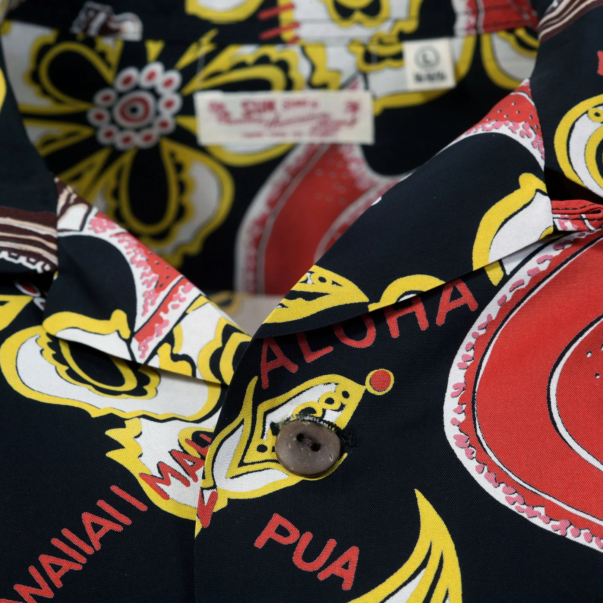 Mahiole Printed SS38333 Rayon Made Black Hawaiian Shirt SURF11097 sold by SugarCane Jeans product image thumbnail 5