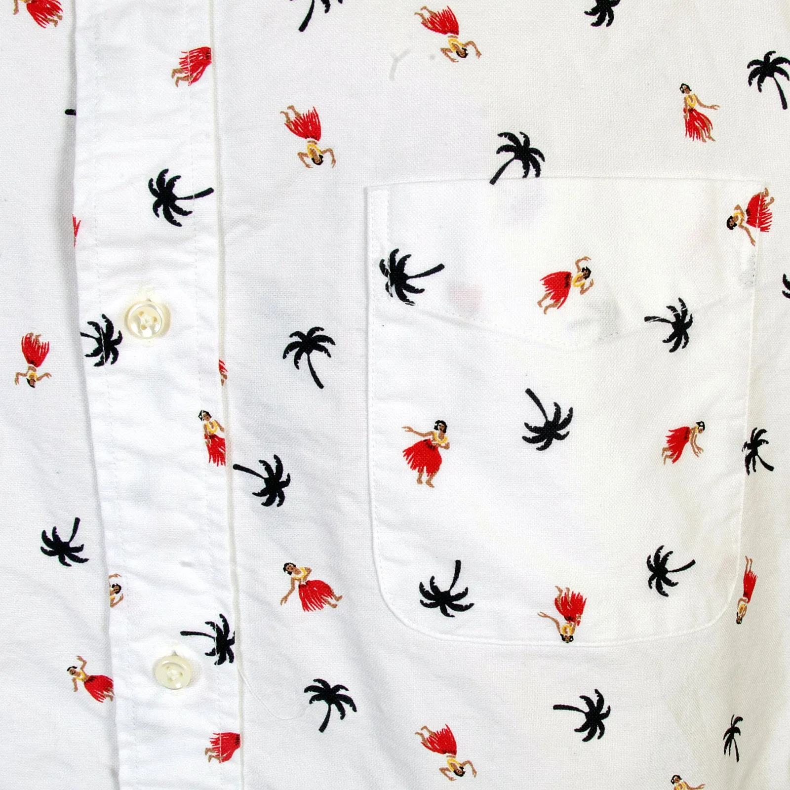 Mens Off White SS34973 Button Down Hula Dancer Printed Shirt SURF3813 sold by SugarCane Jeans product image thumbnail 3