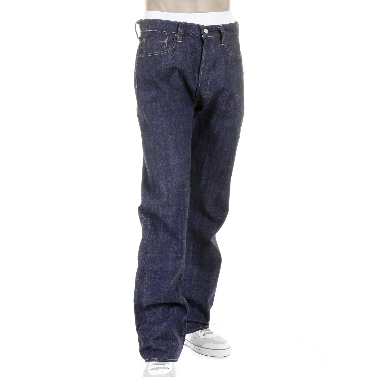 Non Wash SC40401N Raw Japanese Selvedge Denim Jeans CANE2087 sold by SugarCane Jeans product image thumbnail 4