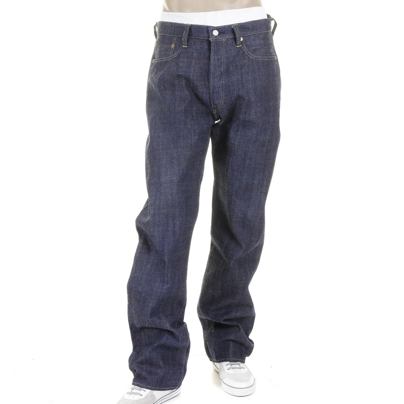 Non Wash SC40401N Raw Japanese Selvedge Denim Jeans CANE2087 sold by SugarCane Jeans product image thumbnail 3