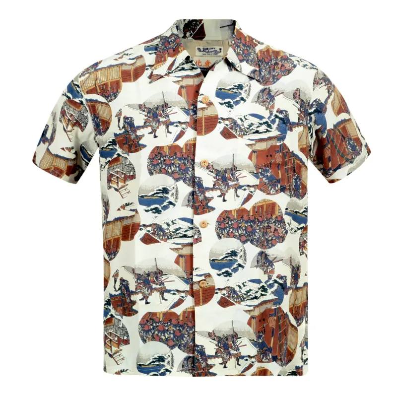 Off White Hokusai Special Edition SS37918 Hawaiian Shirt SURF9046 sold by SugarCane Jeans